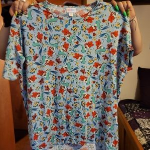 Lularoe Irma xxs Disney Ariel shirt